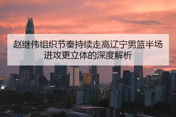 赵继伟组织节奏持续走高辽宁男篮半场进攻更立体的深度解析